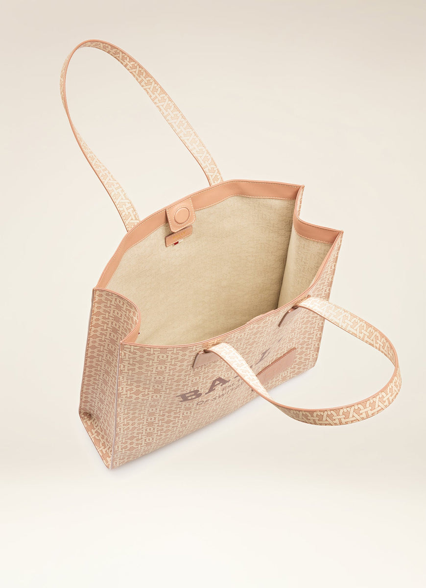 トートバッグ Bally Women's Crystalia Tote Bag Ivory WAE00CCV011-I135O Bally Tote Bag CRYSTALIA EW ST WAE00C CV011 I135O Natural