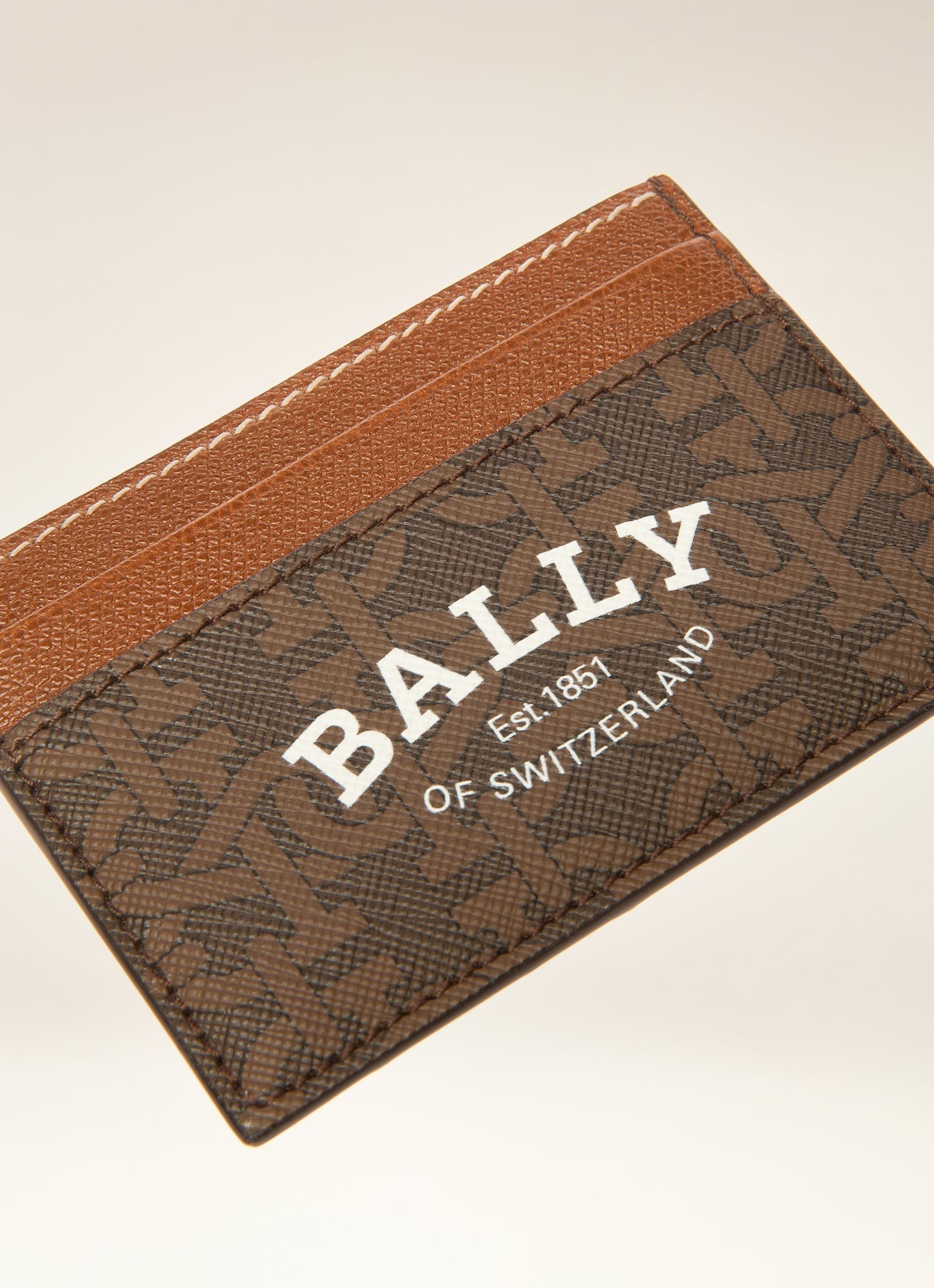 Bally Brown Leather Cardholder main image 1