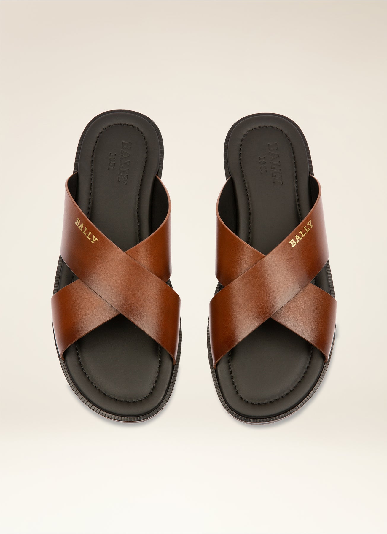 Leather Slippers Ladies Sandals Bally Sandals Men Mens Leather
