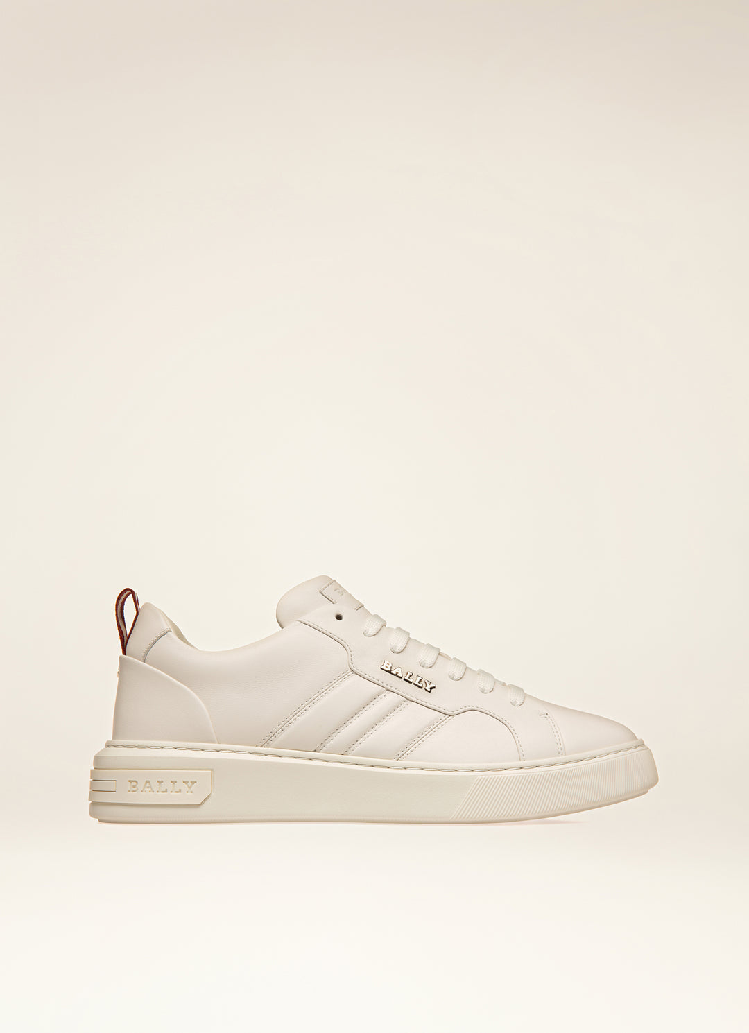 Bally white sneaker deals