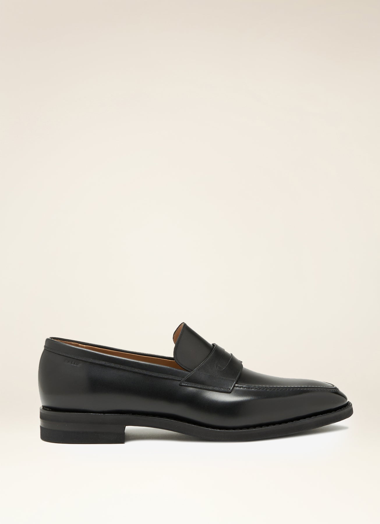 Black loafer dress hot sale shoes