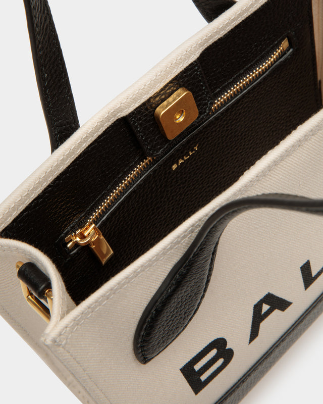 トートバッグ BALLY SS24 'Bar' handbag (WAU00ZCV034 I182O) Bally Bar logo-print Tote Bag | Neutrals | FARFETCH